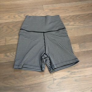 Gingham Nike bike shorts